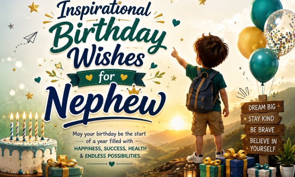 Inspirational Birthday Wishes for Nephew 