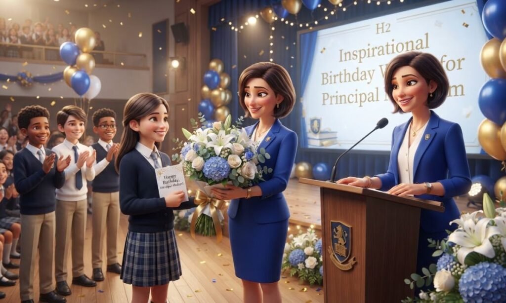 Inspirational Birthday Wishes for Principal Madam