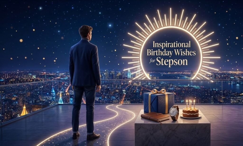 Inspirational Birthday Wishes for Stepson