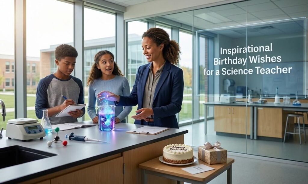 Inspirational Birthday Wishes for a Science Teacher