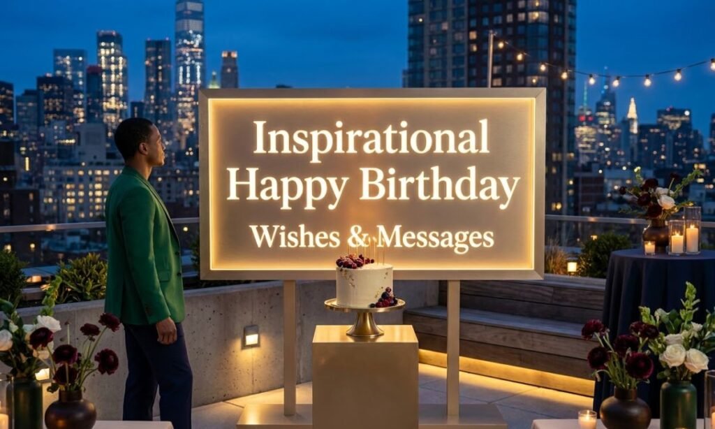Inspirational Happy Birthday Wishes & Messages