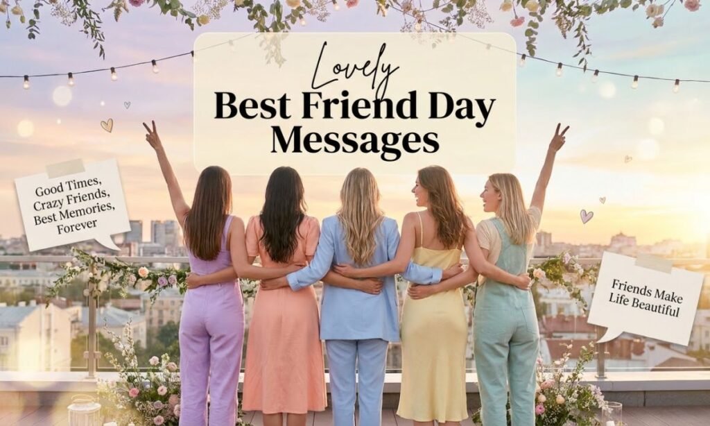 Lovely Best Friend Day Messages