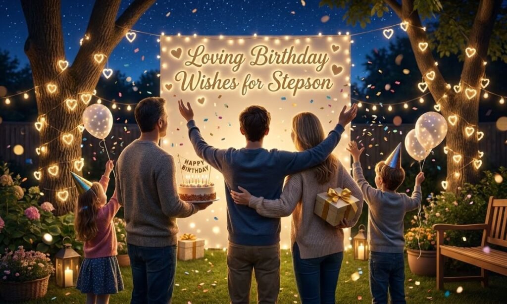 Loving Birthday Wishes for Stepson