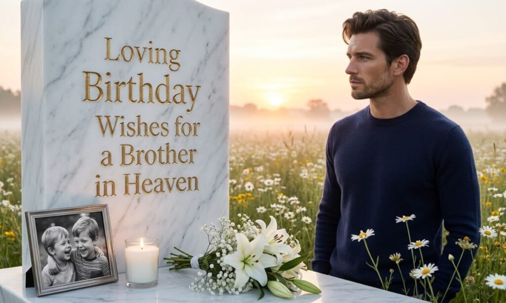 Loving Birthday Wishes for a Brother in Heaven