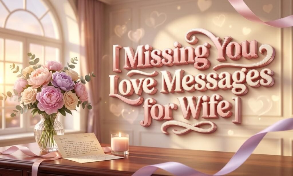 _Missing You Love Messages for Wife