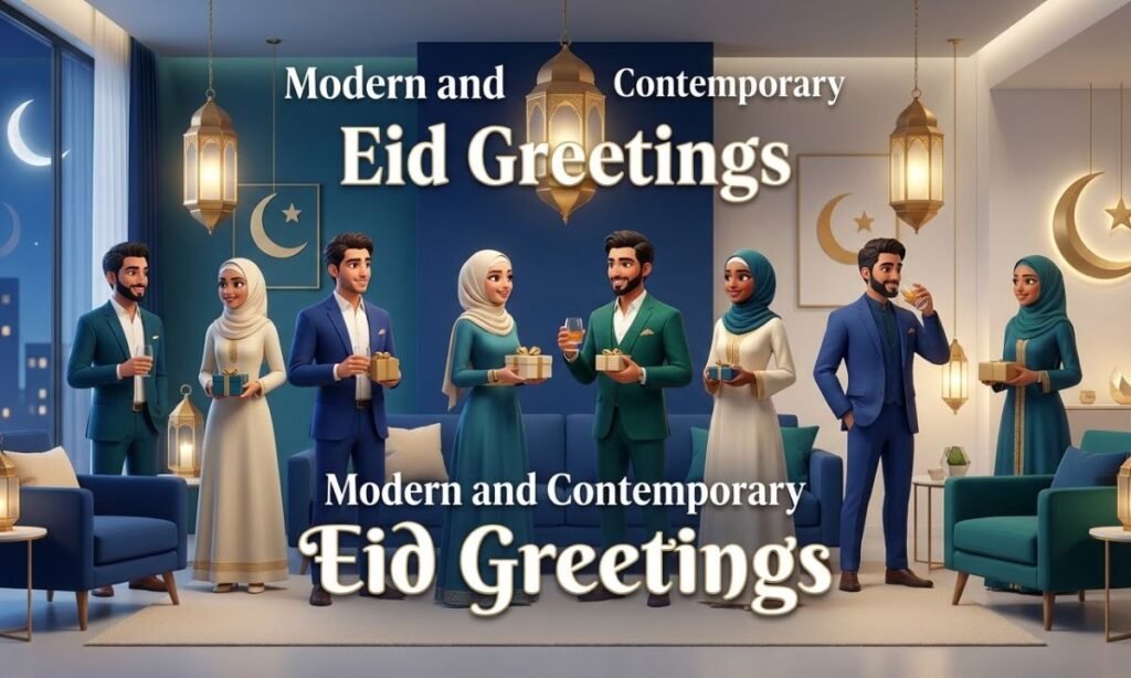 Modern and Contemporary Eid Greetings