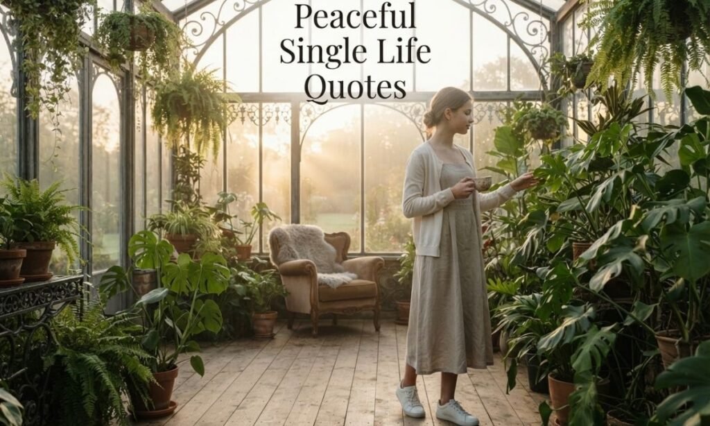 Peaceful Single Life Quotes