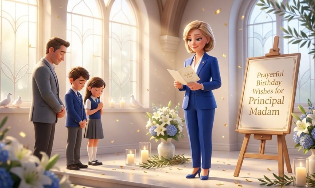 Prayerful Birthday Wishes for Principal Madam