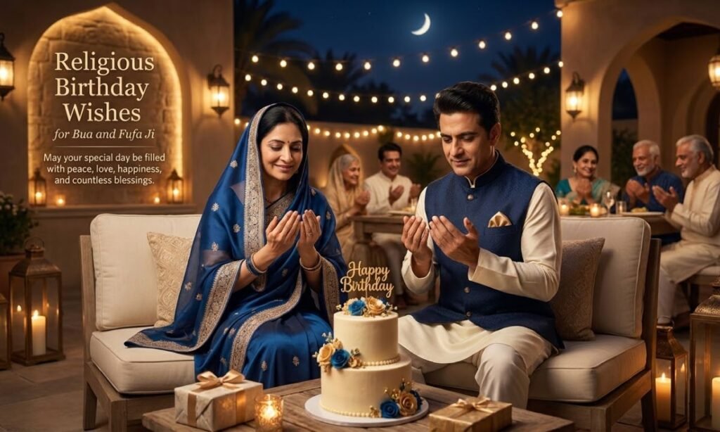 Religious Birthday Wishes for Bua and Fufa Ji