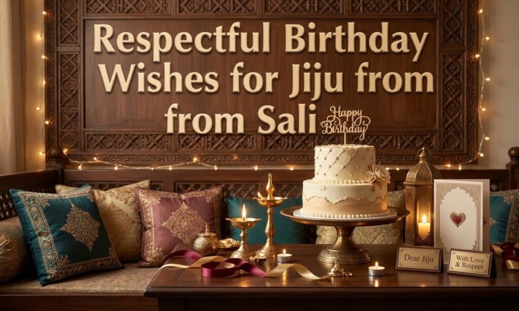 Respectful Birthday Wishes for Jiju from Sali