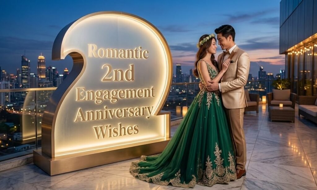 Romantic 2nd Engagement Anniversary Wishes