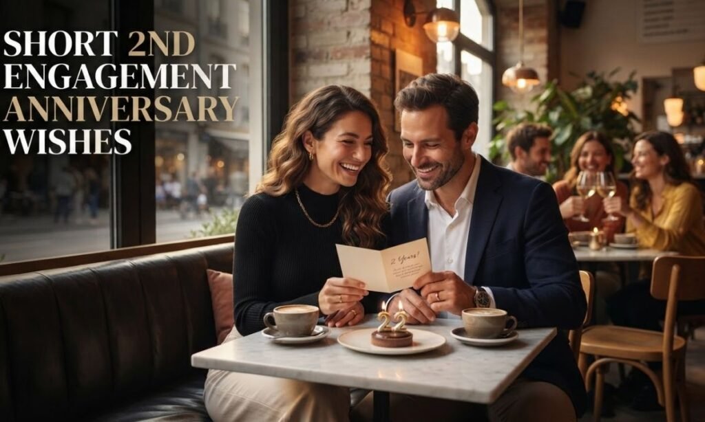 Short 2nd Engagement Anniversary Wishes