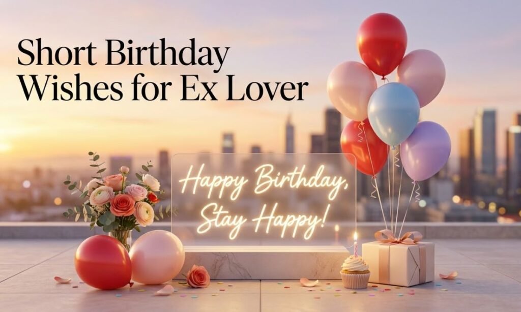 Short Birthday Wishes for Ex Lover