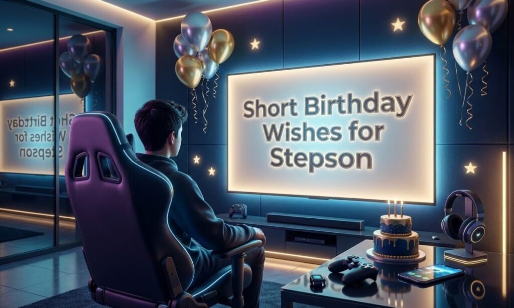 Short Birthday Wishes for Stepson