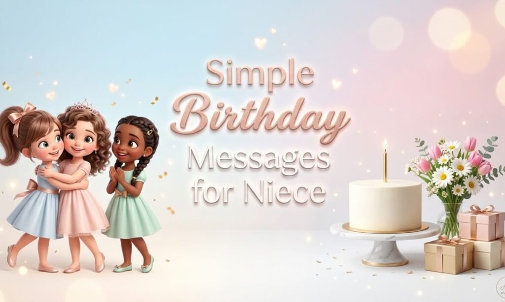 Simple Birthday Messages for Niece