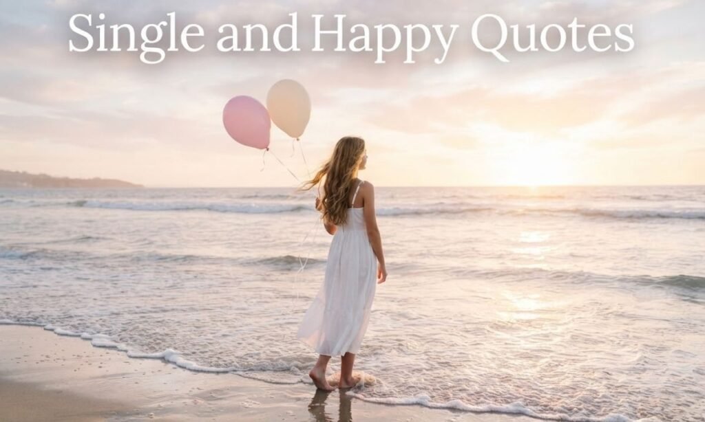 Single and happy Quotes