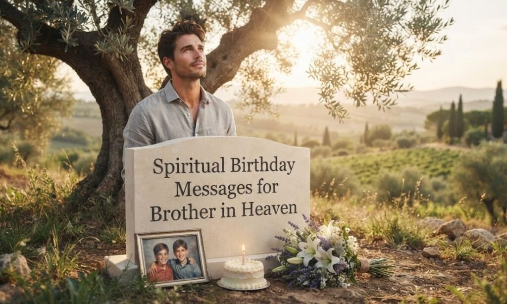 Spiritual Birthday Messages for Brother in Heaven