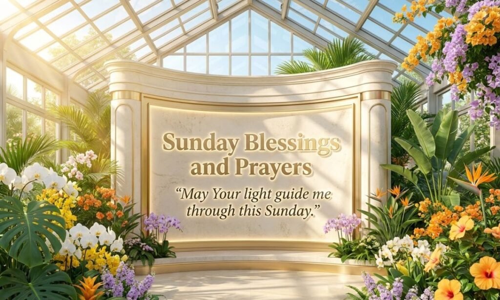 Sunday Blessings and Prayers