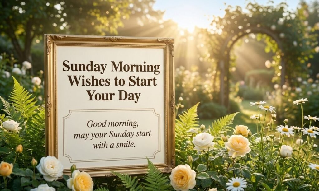 Sunday Morning Wishes to Start Your Day