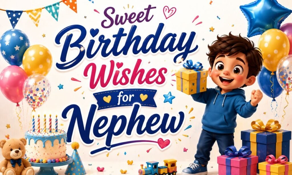 Sweet Birthday Wishes for Nephew