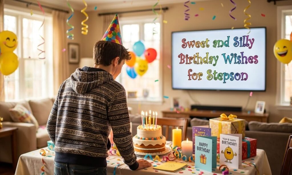 Sweet and Silly Birthday Wishes for Stepson