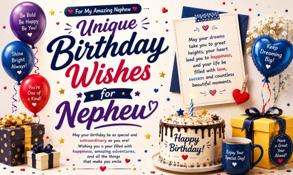_Unique Birthday Wishes for Nephew 