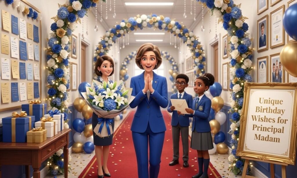 Unique Birthday Wishes for Principal Madam