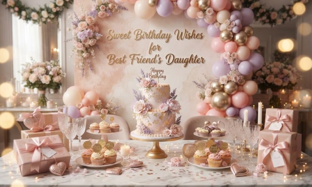 Sweet Birthday Wishes for Best Friend's Daughter