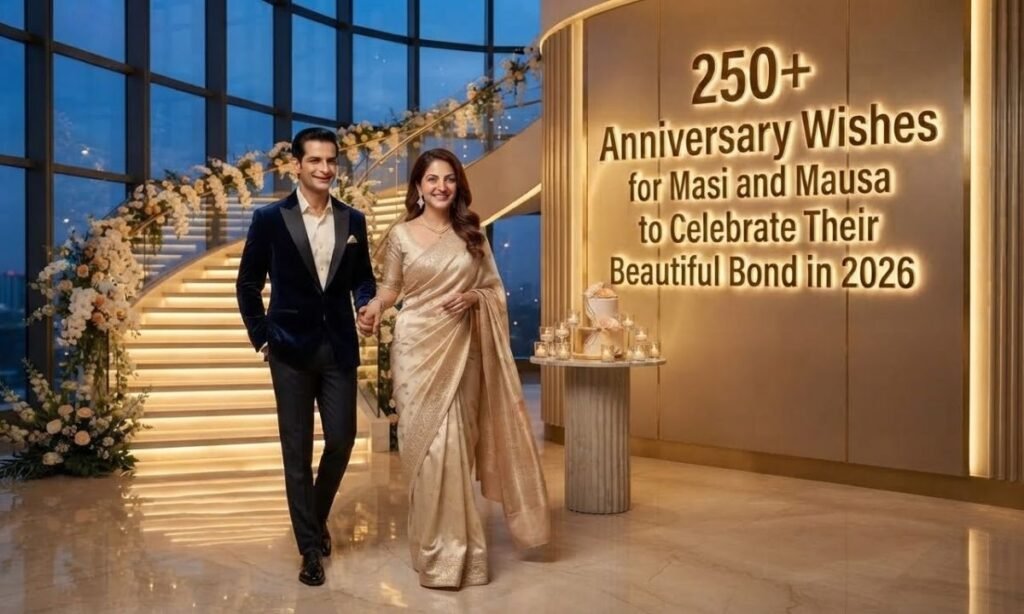 250+ Anniversary Wishes for Masi and Mausa