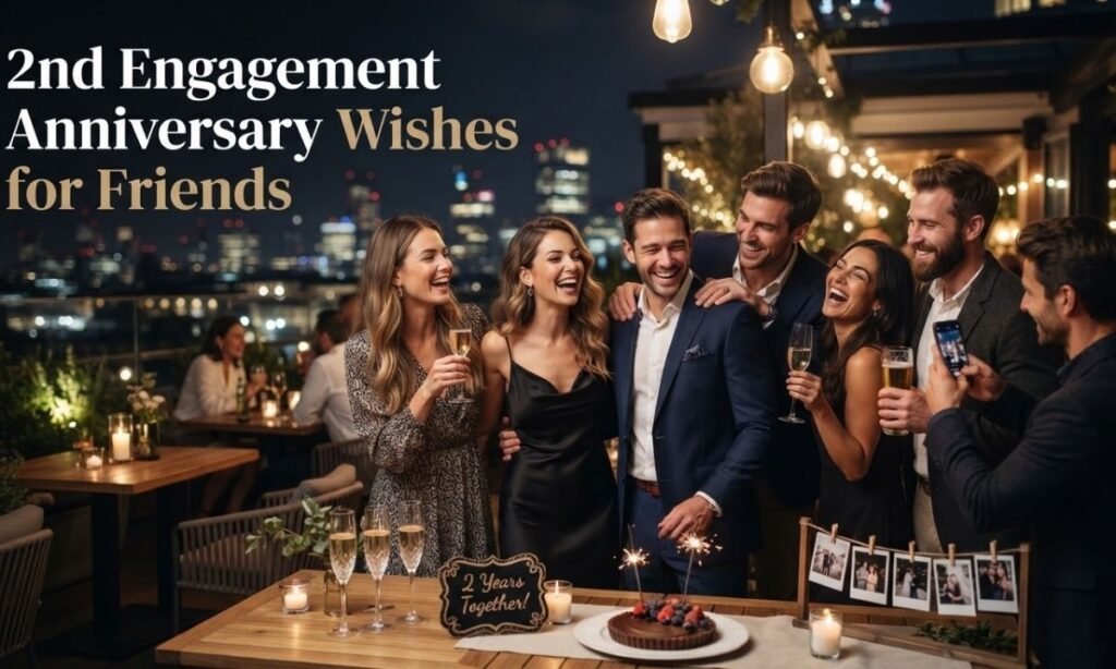 2nd Engagement Anniversary Wishes for Friends