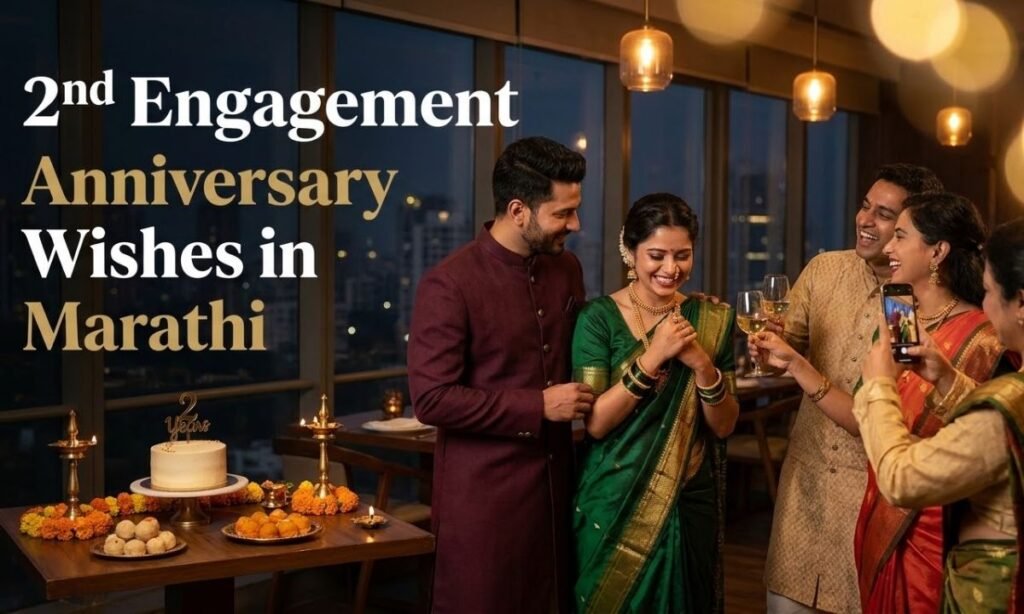 2nd Engagement Anniversary Wishes in Marathi