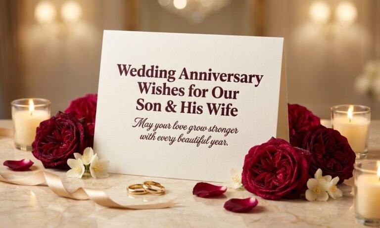 350+ Wedding Anniversary Wishes for Son