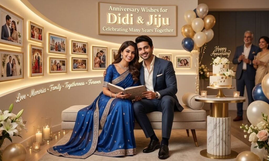 Anniversary Wishes for Didi Jiju Celebrating Many Years Together
