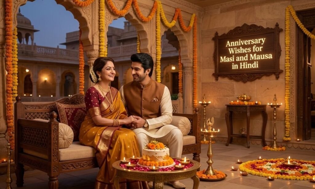 Anniversary Wishes for Masi and Mausa in Hindi