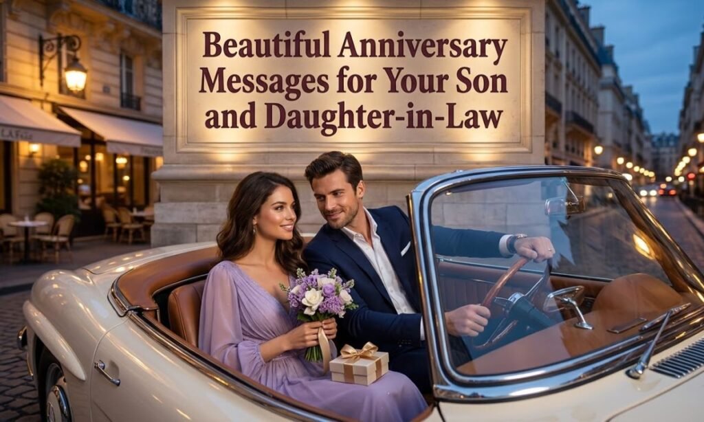 Beautiful Anniversary Messages for Your Son and Daughter-in-Law