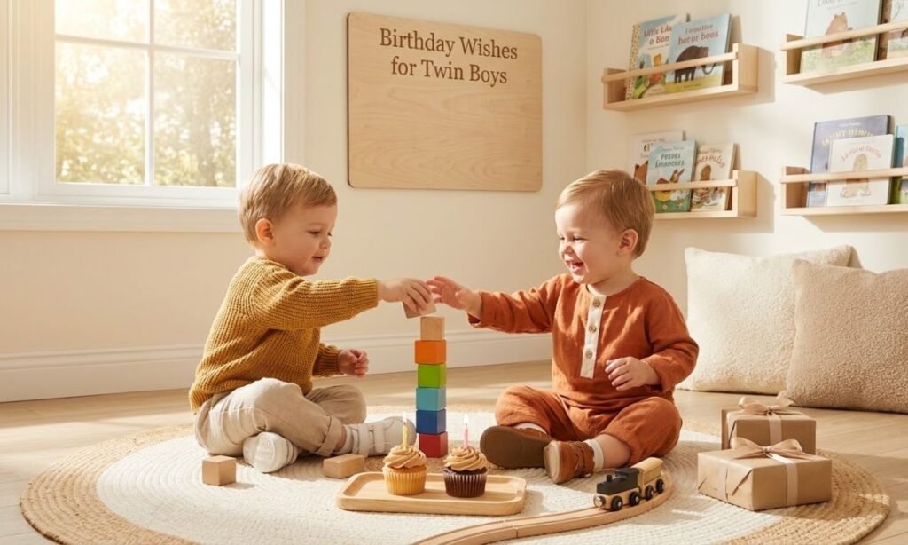 Birthday Wishes for Twin Boys