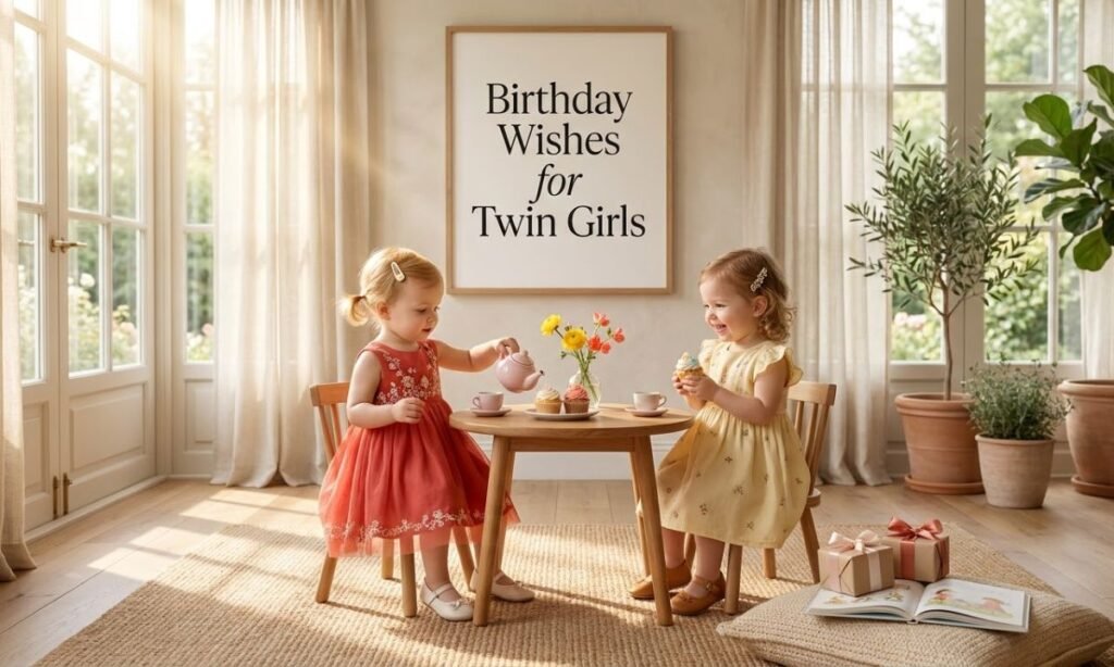 Birthday Wishes for Twin girls