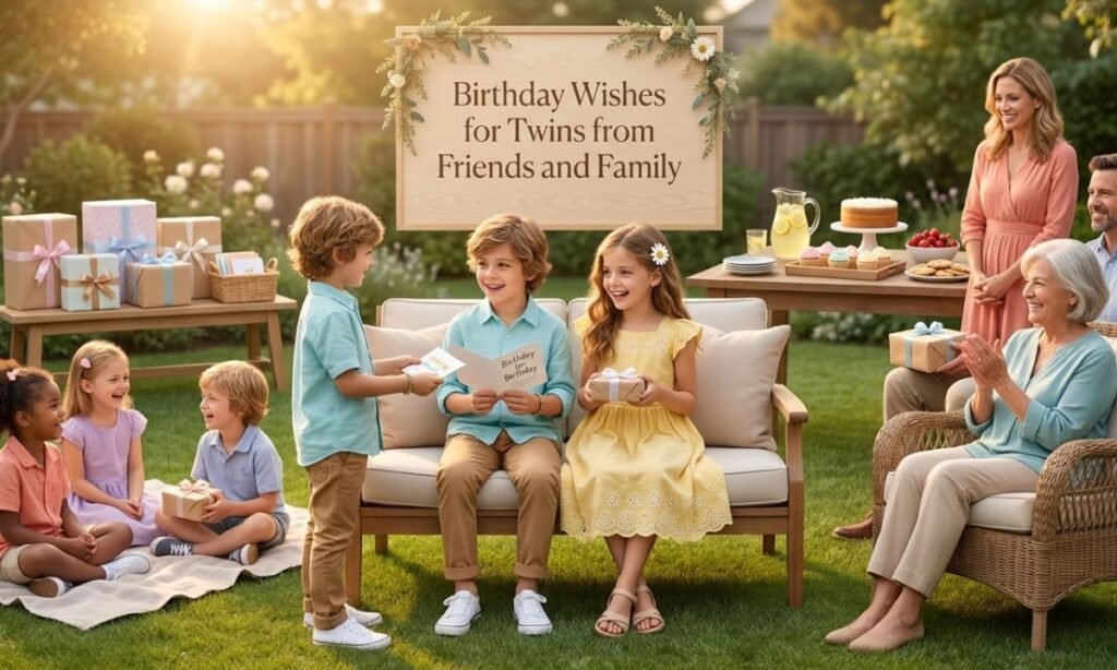 Birthday Wishes for Twins from Friends and Family
