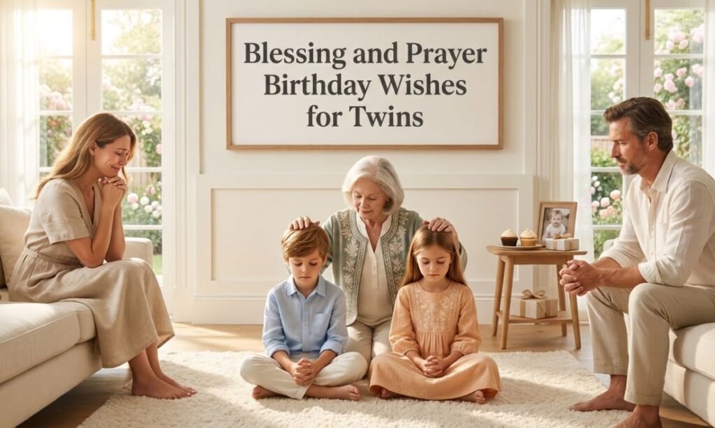 Blessing and Prayer Birthday Wishes for Twins