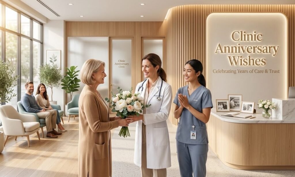 Clinic Anniversary Wishes