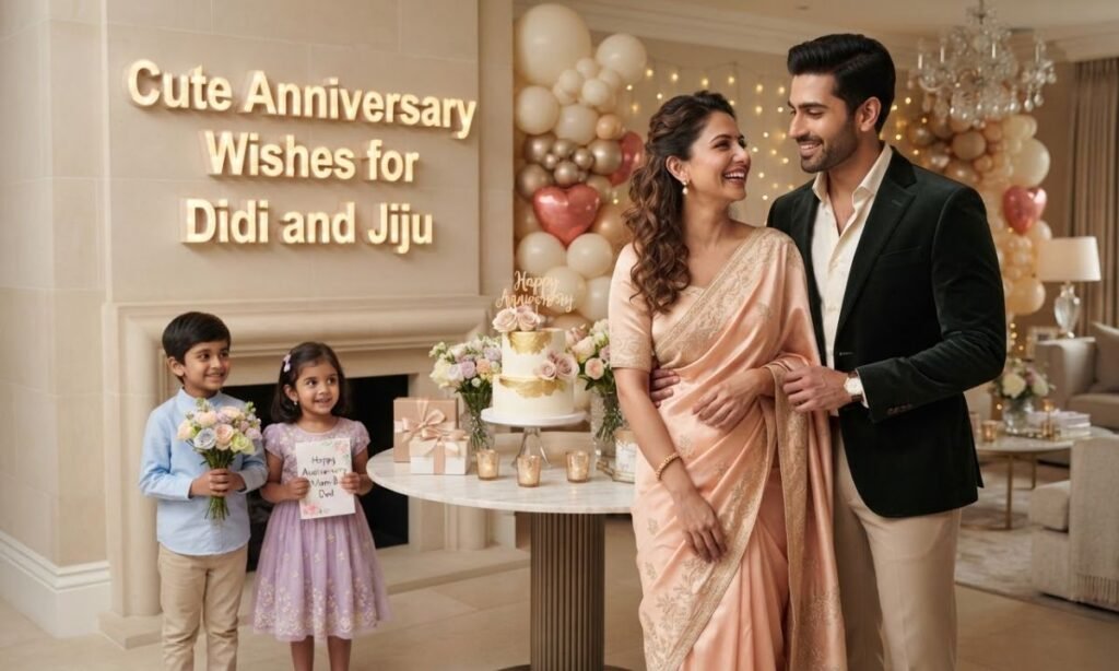 Cute Anniversary Wishes for Didi and Jiju
