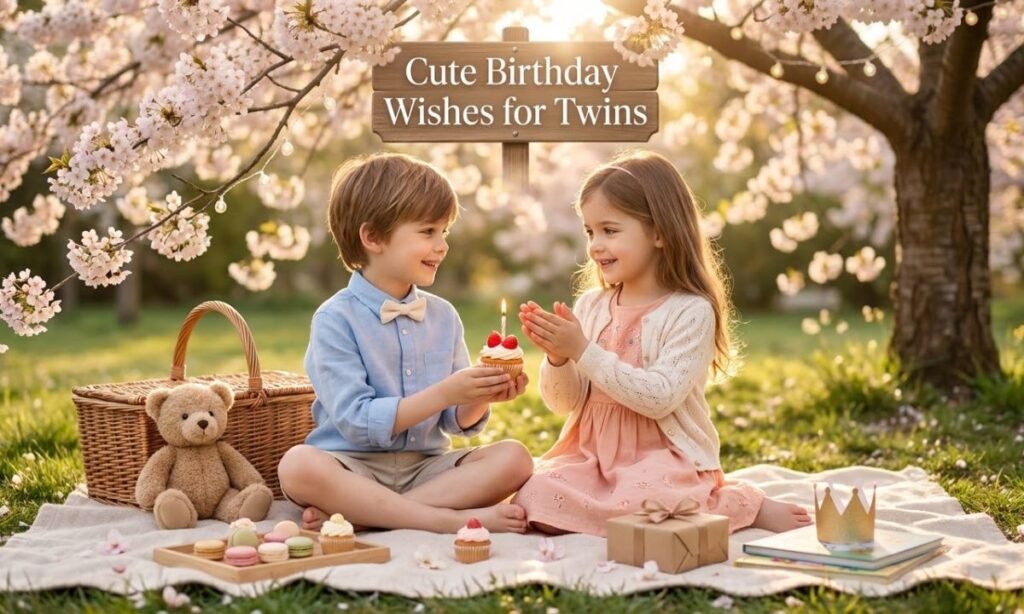Cute Birthday Wishes for Twins