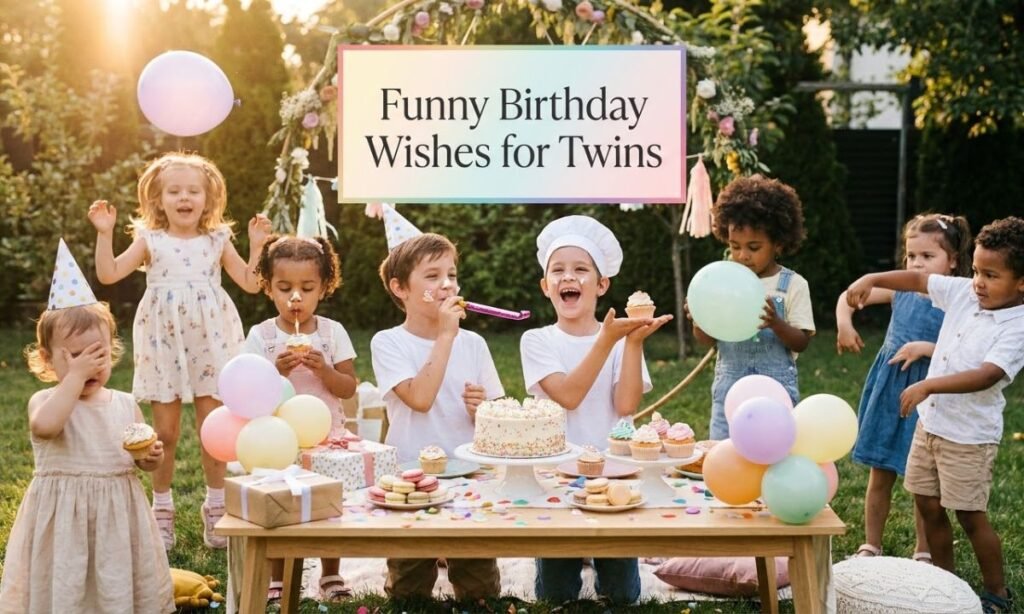 Funny Birthday Wishes for Twins