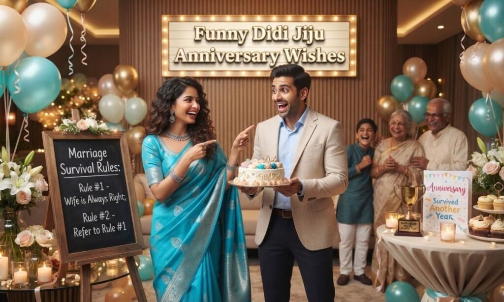 Funny Didi Jiju Anniversary Wishes