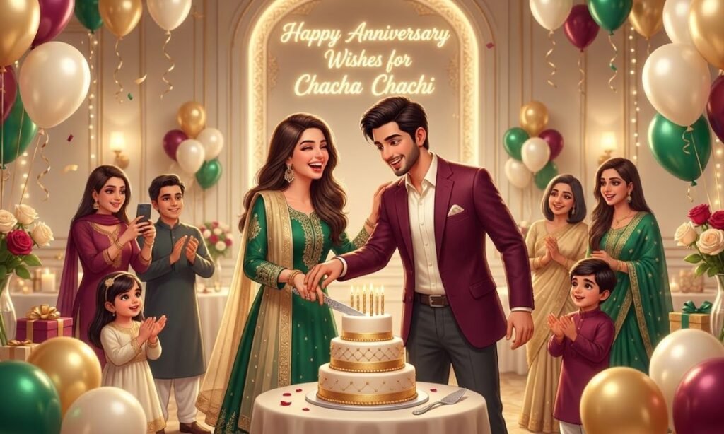 Happy Anniversary Wishes for Chacha Chachi 
