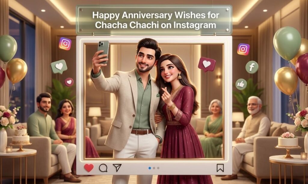 _Happy Anniversary Wishes for Chacha Chachi on Instagram