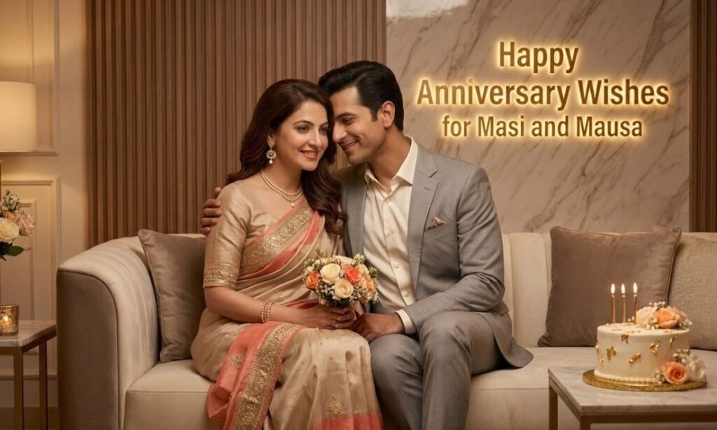 Happy Anniversary Wishes for Masi and Mausa