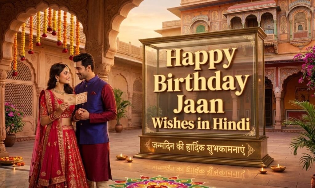 Happy Birthday Jaan Wishes in Hindi