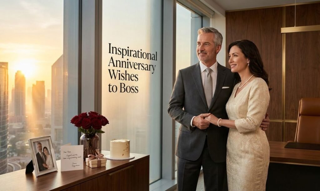 Inspirational Anniversary Wishes to Boss