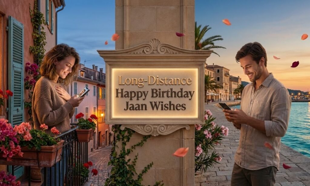 Long-Distance Happy Birthday Jaan Wishes